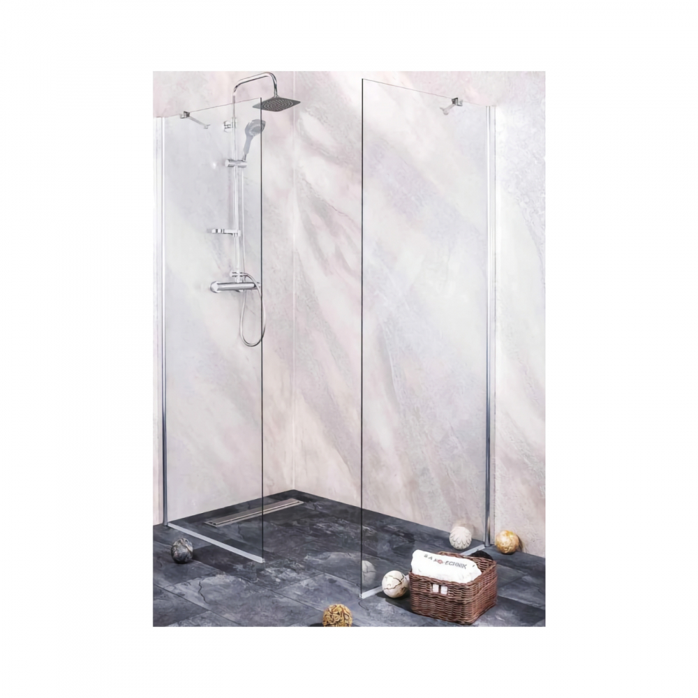 Parte fixa Young 105-107 x 195 cm crom Sanotechnik [1]