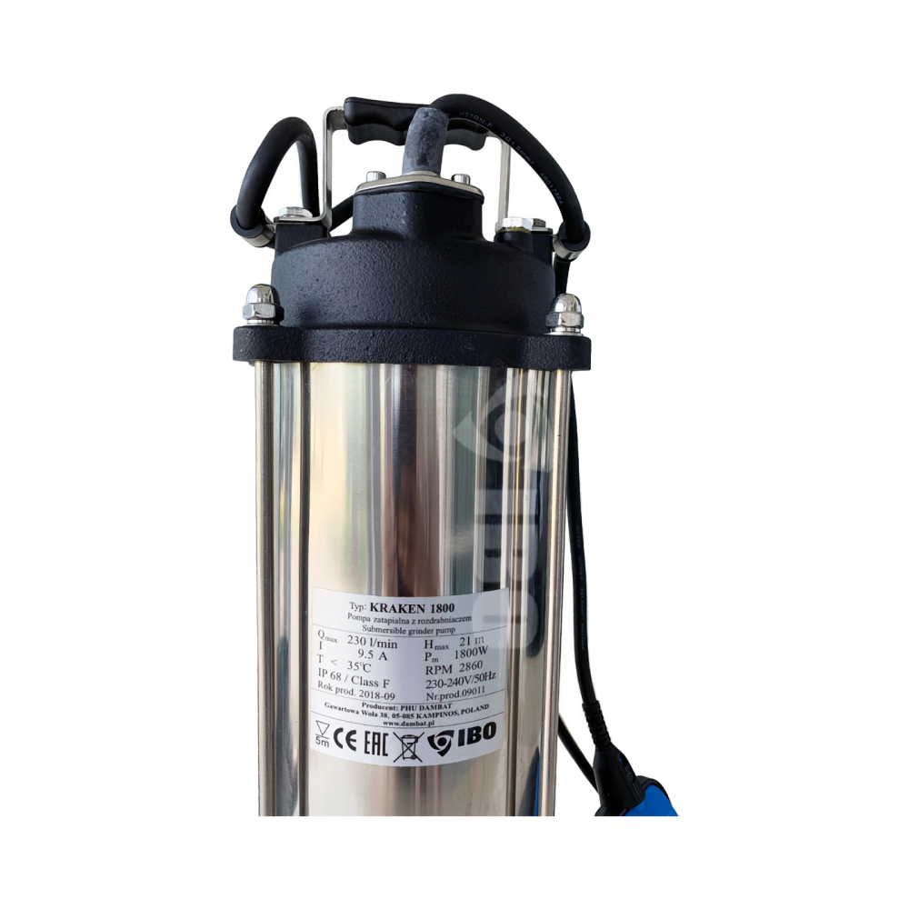 Pompa ape murdare cu tocator Kraken 1800W Ibo [2]