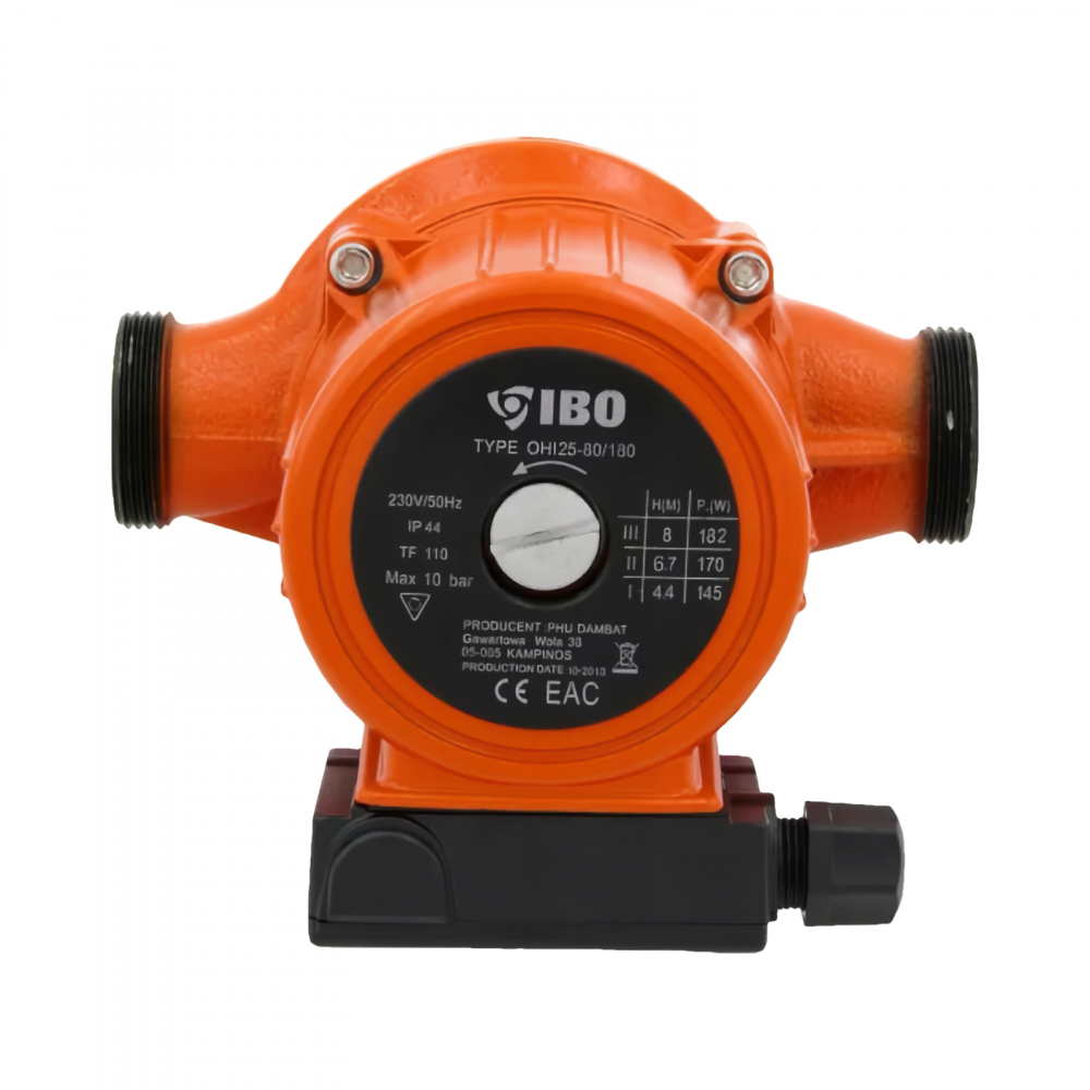 Pompa pentru cazan OHI electronica 25-80 / 180 (cu set racord) Ibo [1]