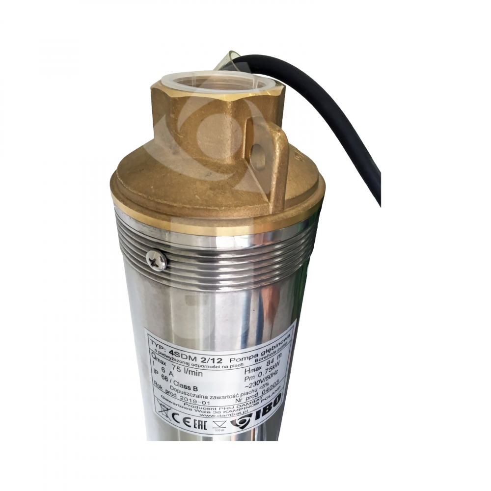 Pompa submersibila 4 SDM 2-12 + 20 metri cablu Ibo [6]