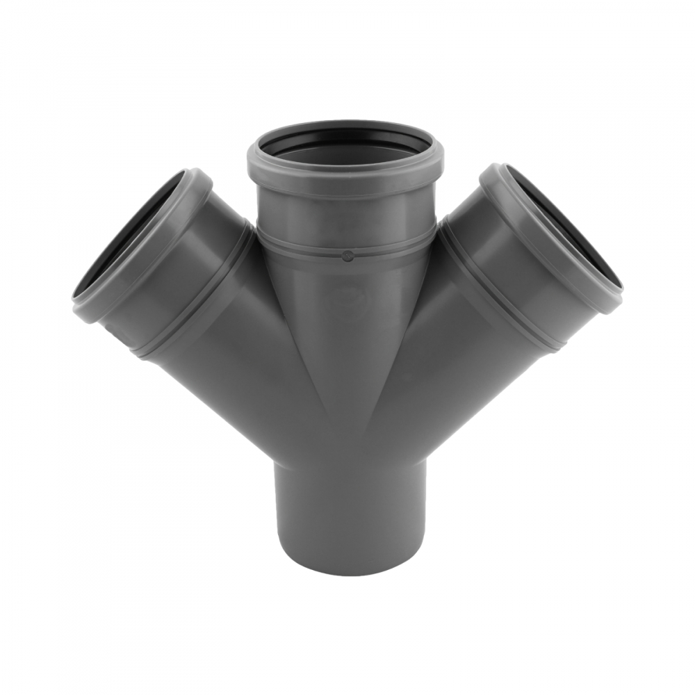 Ramificatie dubla PP D.110 x 110 x 110 mm x 45 grade [1]