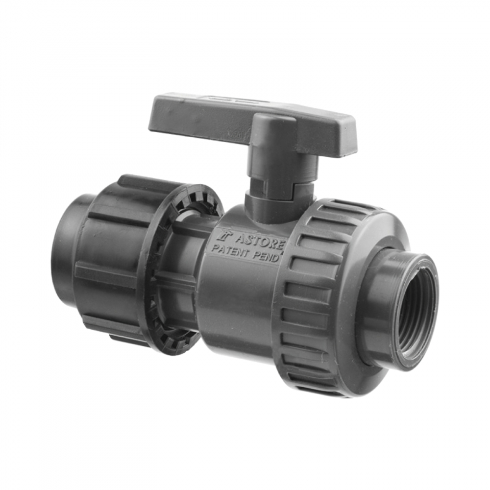 Robinet apa PVC D.50 x 1.1/2" MUFA HOL Valrom [1]