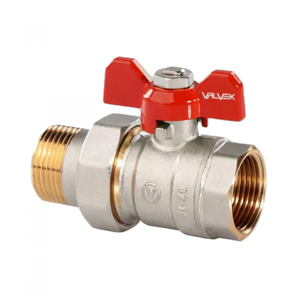 Robinet sferic olandez, cu presetupa si fluture de aluminiu 3/4" Oro Valvex [1]