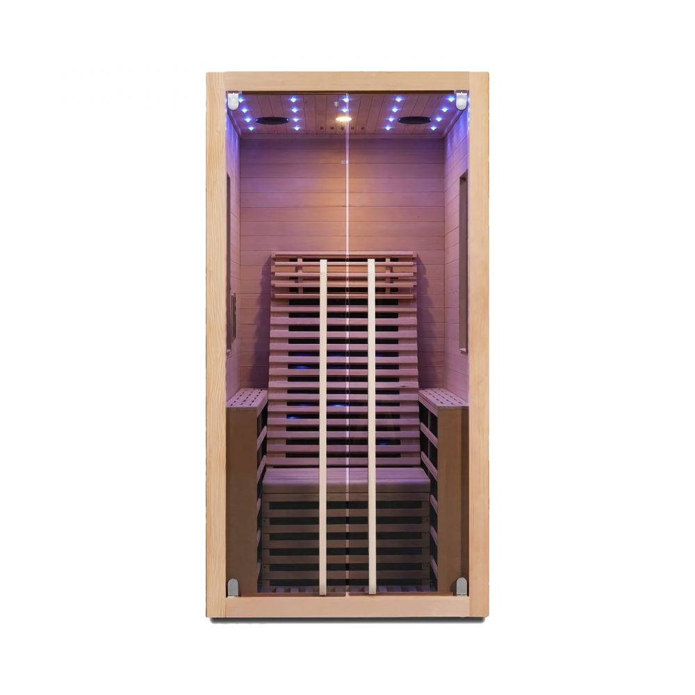 Sauna uscata cu incalzitor de carbon-magneziu, 100 x 130 x 195 cm, Carbon 1 Sanotechnik [4]