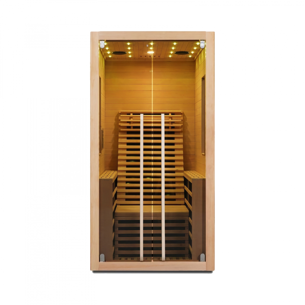 Sauna uscata cu incalzitor de carbon-magneziu, 100 x 130 x 195 cm, Carbon 1 Sanotechnik [2]