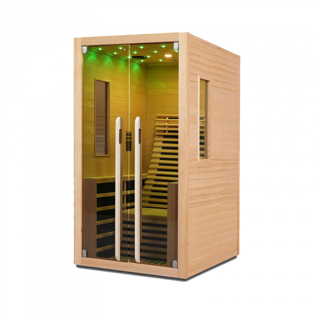 Sauna uscata cu incalzitor de carbon-magneziu, 100 x 130 x 195 cm, Carbon 1 Sanotechnik [8]