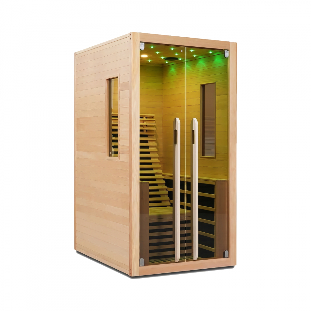 Sauna uscata cu incalzitor de carbon-magneziu, 100 x 130 x 195 cm, Carbon 1 Sanotechnik [7]
