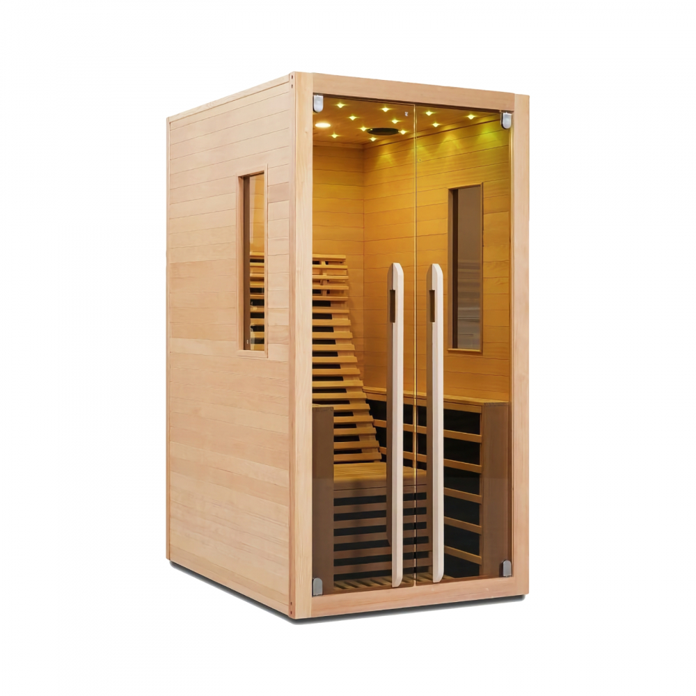 Sauna uscata cu incalzitor de carbon-magneziu, 100 x 130 x 195 cm, Carbon 1 Sanotechnik [6]