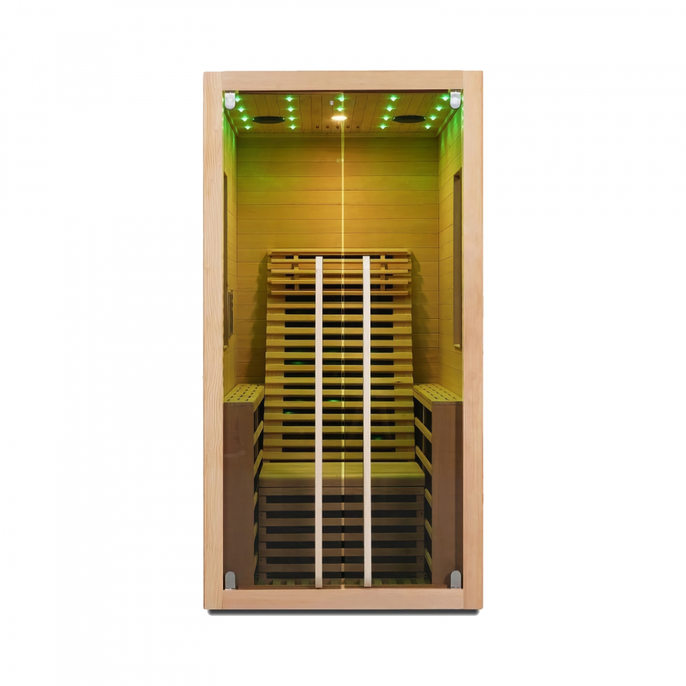 Sauna uscata cu incalzitor de carbon-magneziu, 100 x 130 x 195 cm, Carbon 1 Sanotechnik [5]