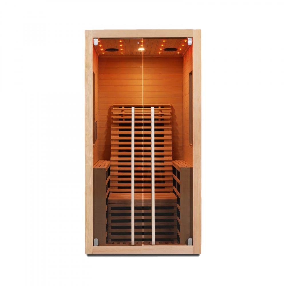 Sauna uscata cu incalzitor de carbon-magneziu, 100 x 130 x 195 cm, Carbon 1 Sanotechnik [3]