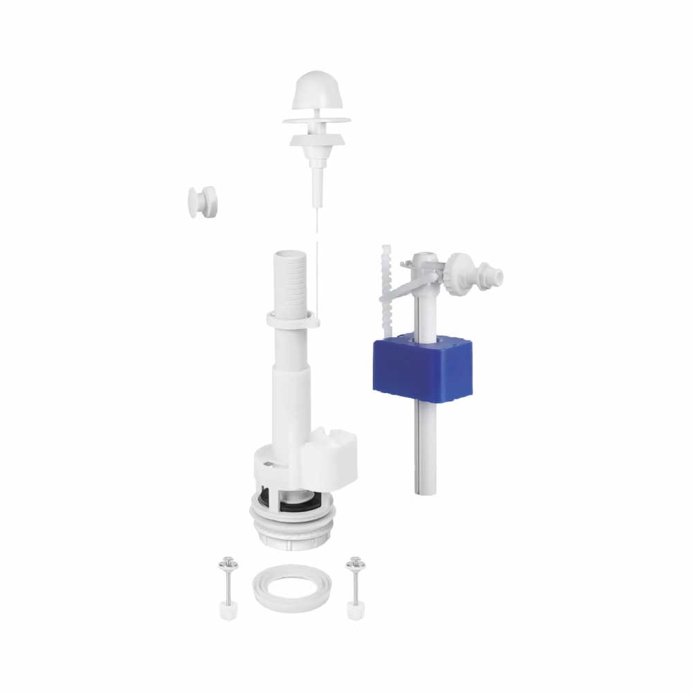 Set mecanism WC tragere buton unic si flotor lateral [1]