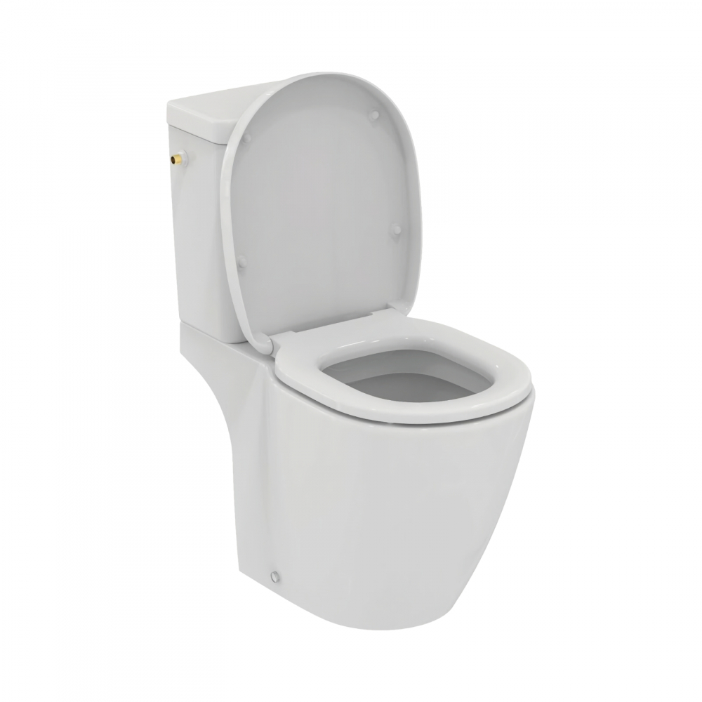 Set vas WC CONNECT evacuare laterala, rezervor CUBE alimentare laterala si capac soft-close Ideal Standard [2]