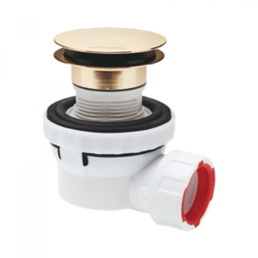 Sifon lavoar Nano Quick-Clack auriu membrana antimiros WIRQUIN [1]