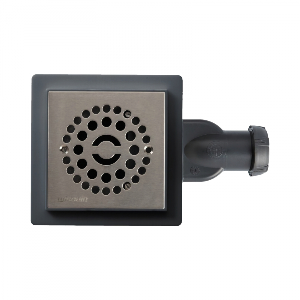 Sifon pardoseala cu capac inox si membrana antimiros Venisio compact Soda Wirquin [3]