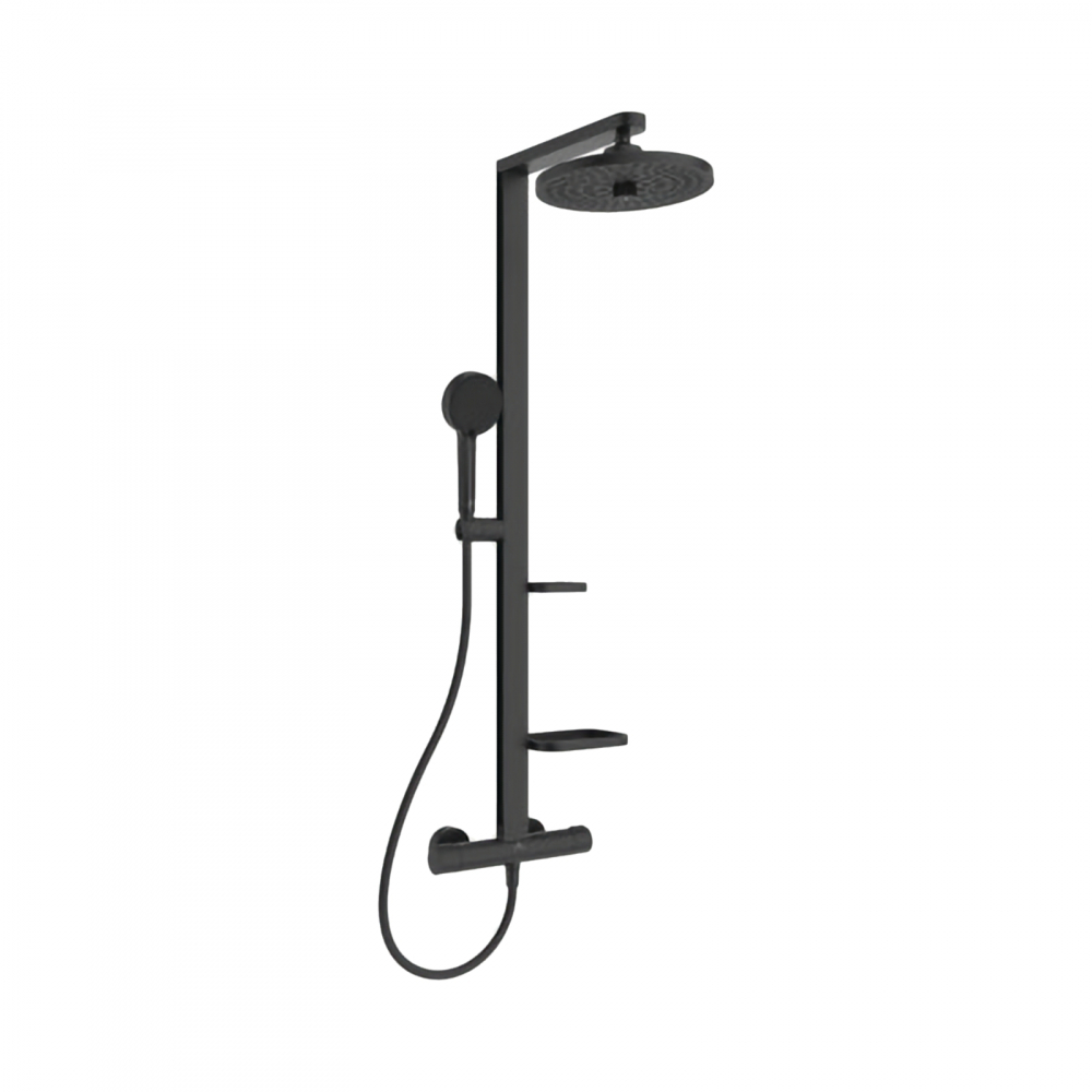Sistem de dus cu baterie dus termostatata Ceratherm Alu+ Negru Ideal Standard [1]