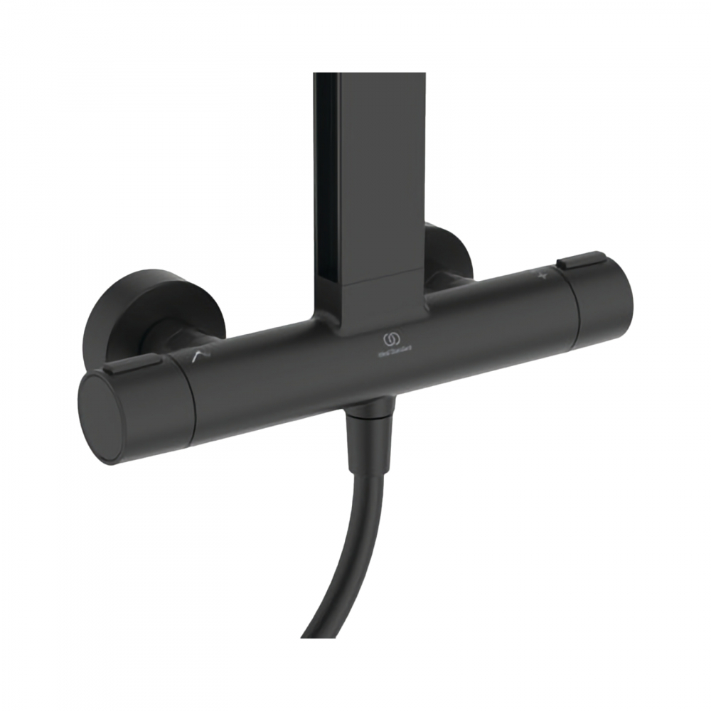 Sistem de dus cu baterie dus termostatata Ceratherm Alu+ Negru Ideal Standard [2]