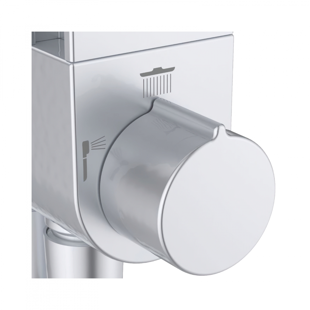 Sistem de dus cu divertor Ceraflow Alu+ Crom Ideal Standard [3]