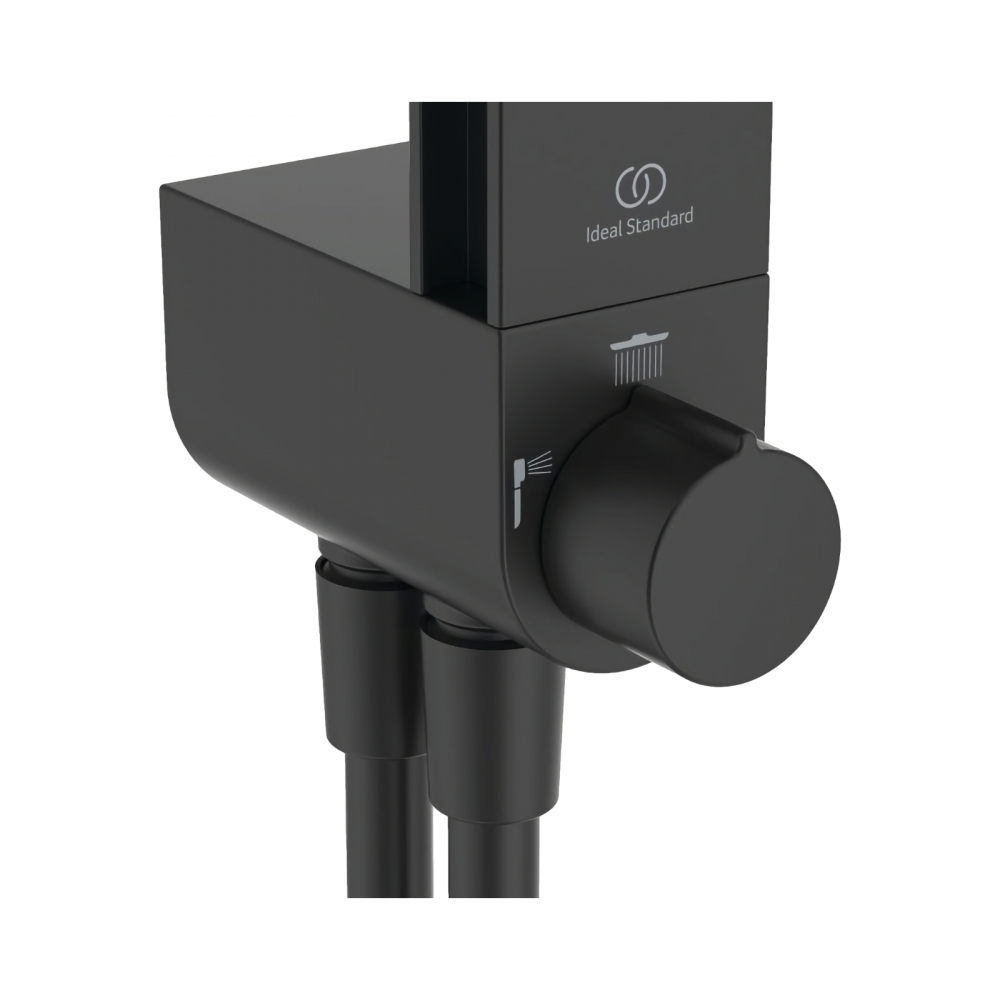 Sistem de dus cu divertor Ceraflow Alu+ Negru Ideal Standard [2]