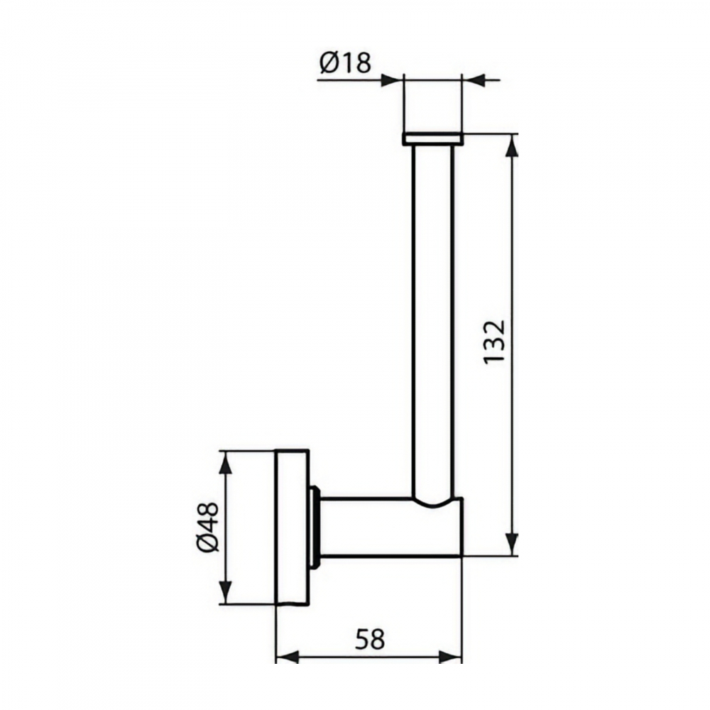 Suport rezerva hartie igienica Iom crom Ideal Standard [3]