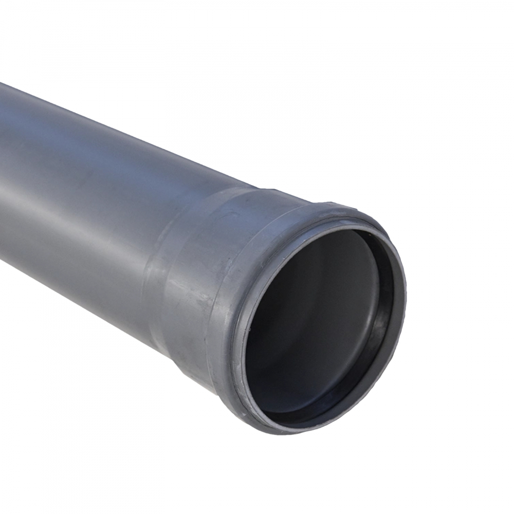 Teava PP D.75 mm cu 1 mufa L= 0.50 m [1]