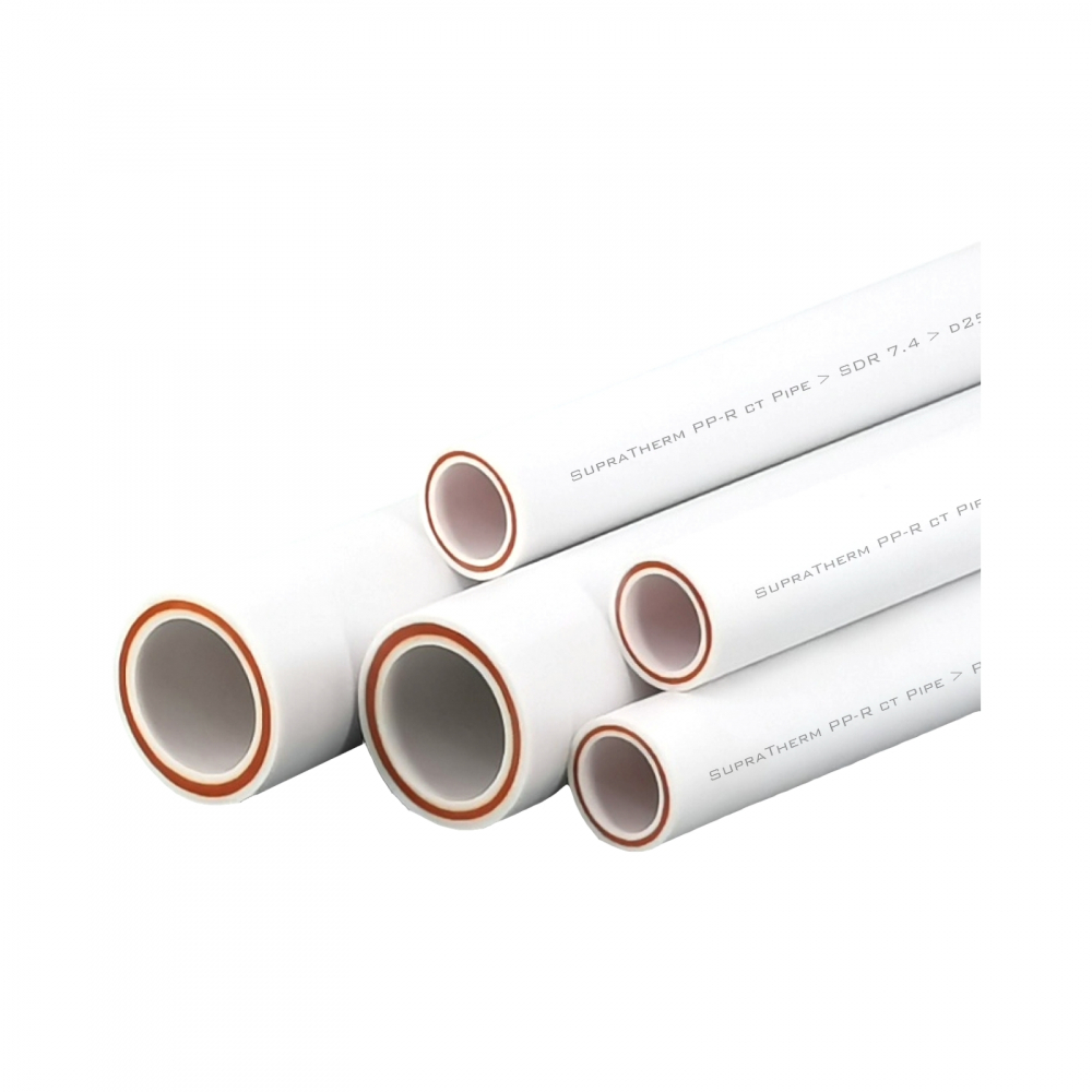 Teava PPR CT fibra compozita PN 25 D.20 x 2.8 mm L= 4 metri Supratherm [1]