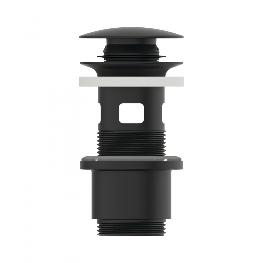 Ventil Click - Clack G1.1/4" pentru lavoar cu preaplin, negru mat Ideal Standard [2]