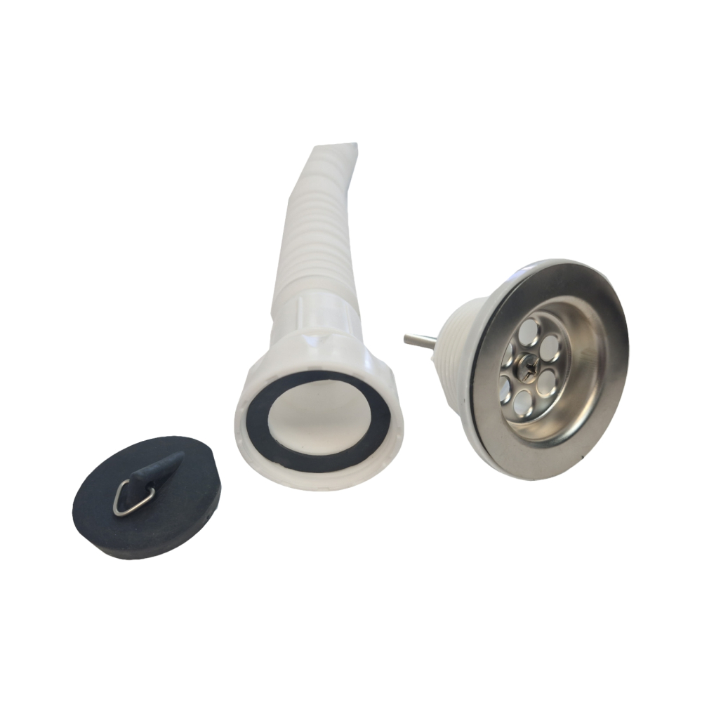 Ventil cu dop si sifon flexibil pentru chiuveta 1.1/2" (40) SLK [2]