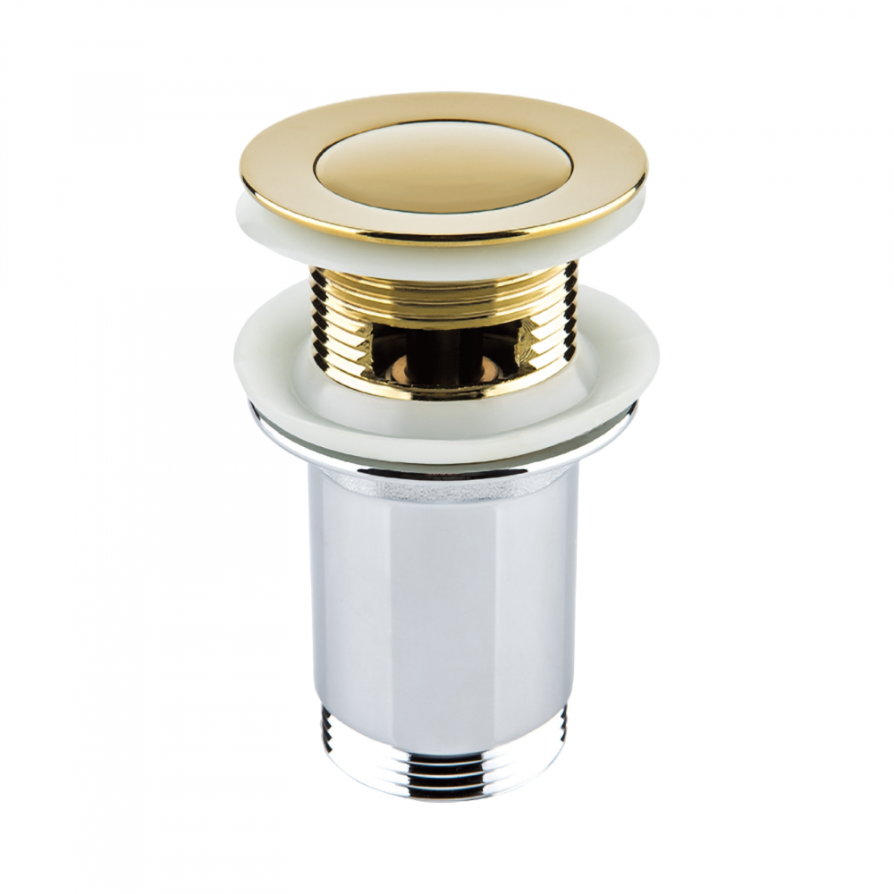 Ventil de scurgere cu sistem pop-up si preaplin SOFT Gold [1]