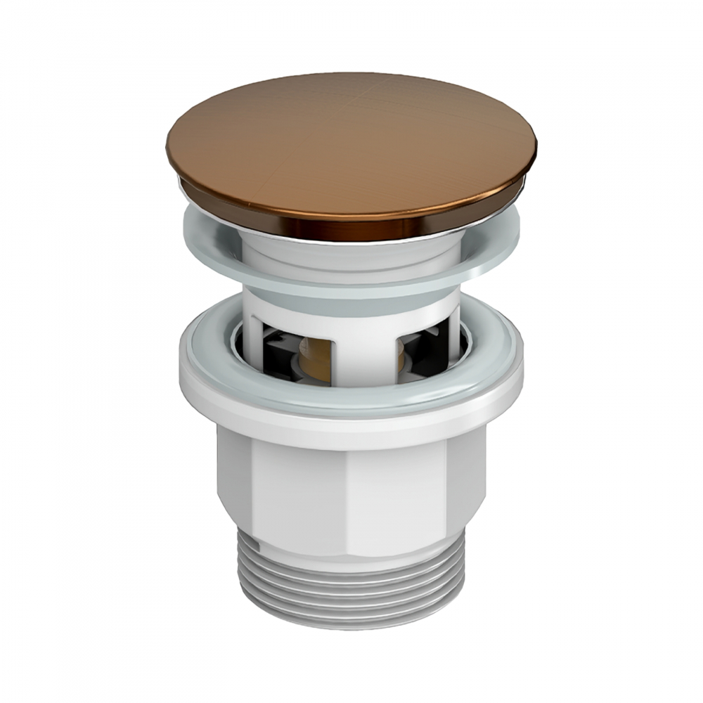 Ventil de scurgere cu sistem pop-up si preaplin SOFT Satin Copper [1]