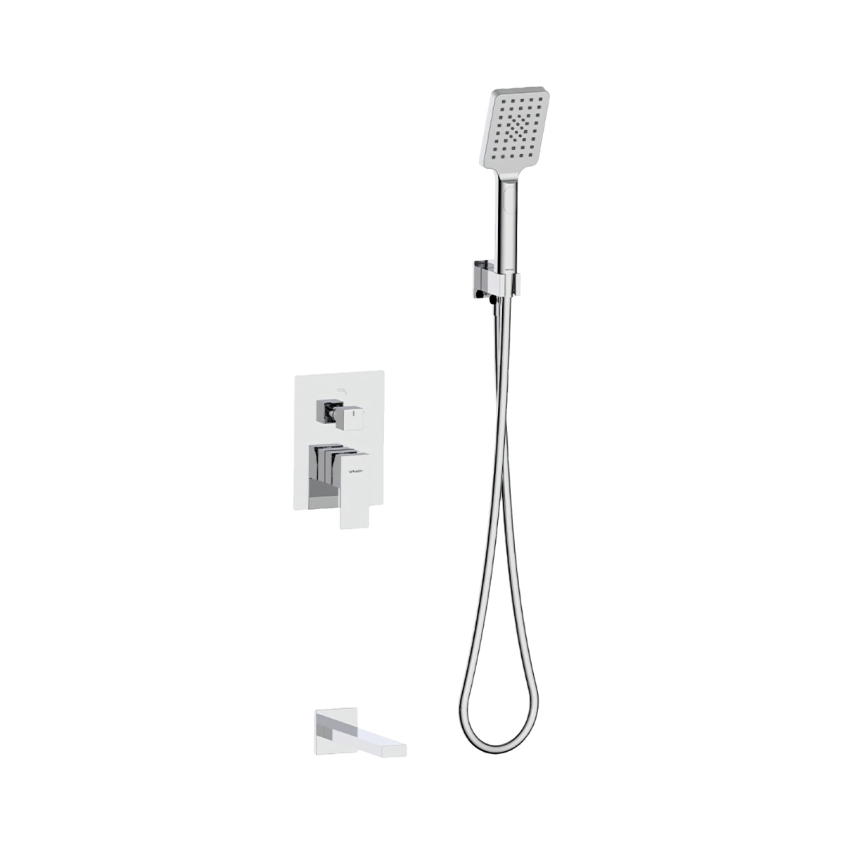 Baie - 2419900-Set cada dus montaj incastrat ARS CHROME