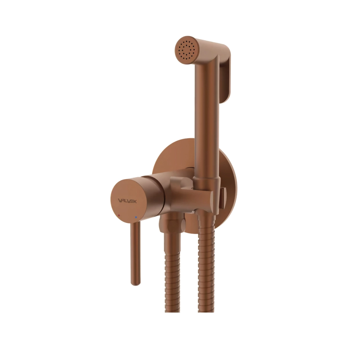 Baterii bideu si dusuri igienice - Dus igienic Valvex CANNOLI Satin Copper 2424910-SCPV