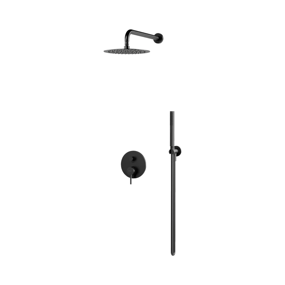 Baterii de baie - 2424940-GMV Set dus incastrat CANNOLI Gun Metal Box inclus