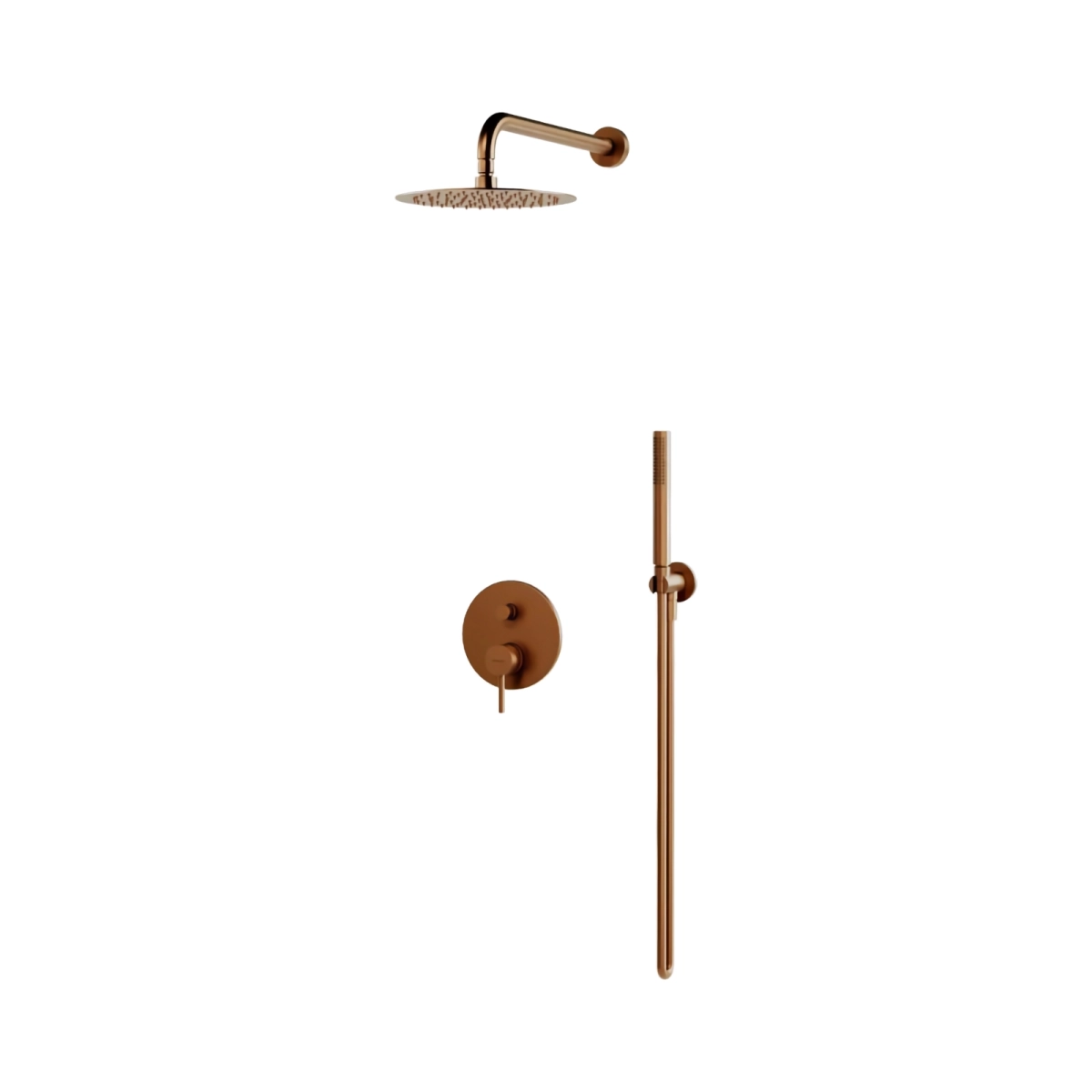 Coloane de dus - 2424940-SCPV-Set dus incastrat CANNOLI Satin Copper Box inclus