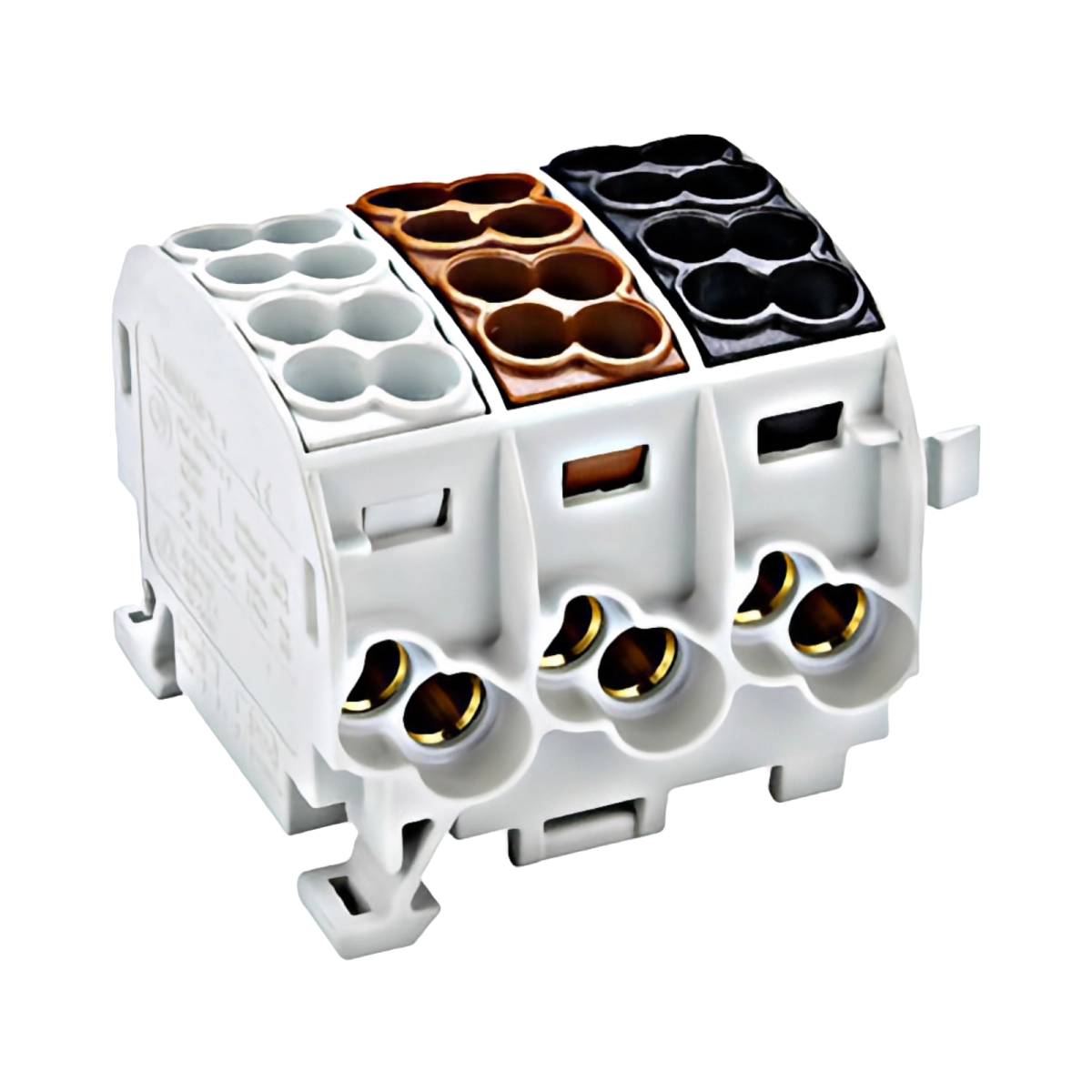 Tablouri electrice, disjunctoare si sigurante - AL/CU-MAIN BRANCH TERMINAL, 25MM2, 3-POLE, ISOLATED