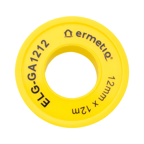 Accesorii gaz - Banda teflon (PTFE) etansare instalatii gaz 12 mm x 12 m SLK