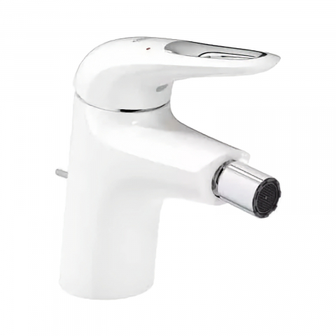 Baterii bideu si dusuri igienice - Baterie bideu Grohe Eurostyle, 137 mm, ventil, lucios, alb