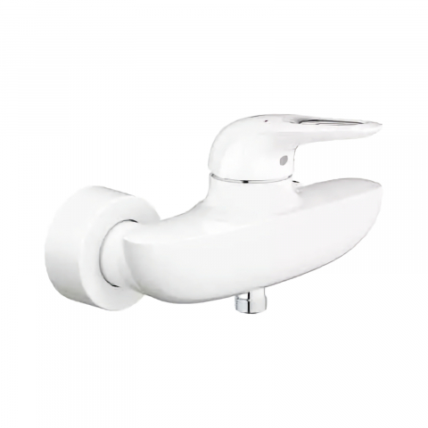 Baterii dus - Baterie dus Grohe Eurostyle, alb
