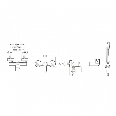 Baterie dus L20 cu accesorii incluse Roca [1]