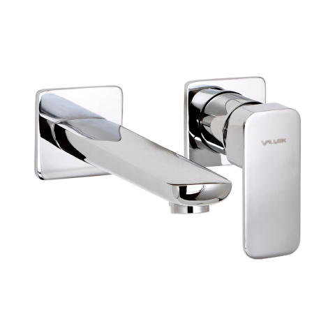 Baterii lavoar - Baterie lavoar cu montaj ingropat, pe perete LOFT Chrome Valvex