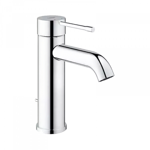 Baterii lavoar - Baterie lavoar Grohe Essence S size, pipa rotunjita, ventil pop-up, crom