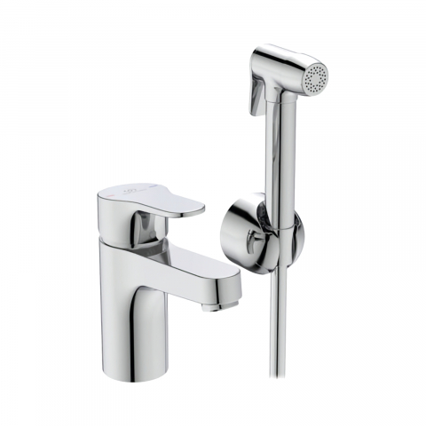 Baie - Baterie pentru lavoar H80 cu dus igienic CERABASE Crom Ideal Standard