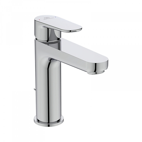 Baie - Baterie pentru lavoar H120 cu ventil metalic CERAFINE O Crom Ideal Standard