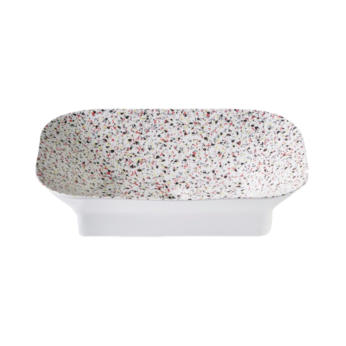 Lavoare pe blat - Lavoar pe blat Bathco ASPEN RECTANGULAR TERRAZZO COLORS 580x380x140 mm