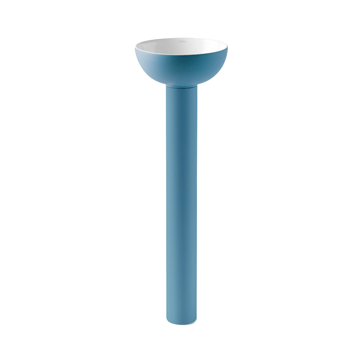 Lavoare si piedestale - Lavoar cu piedestal Bathco DAKAR COLUMN AZURE 300x930 mm