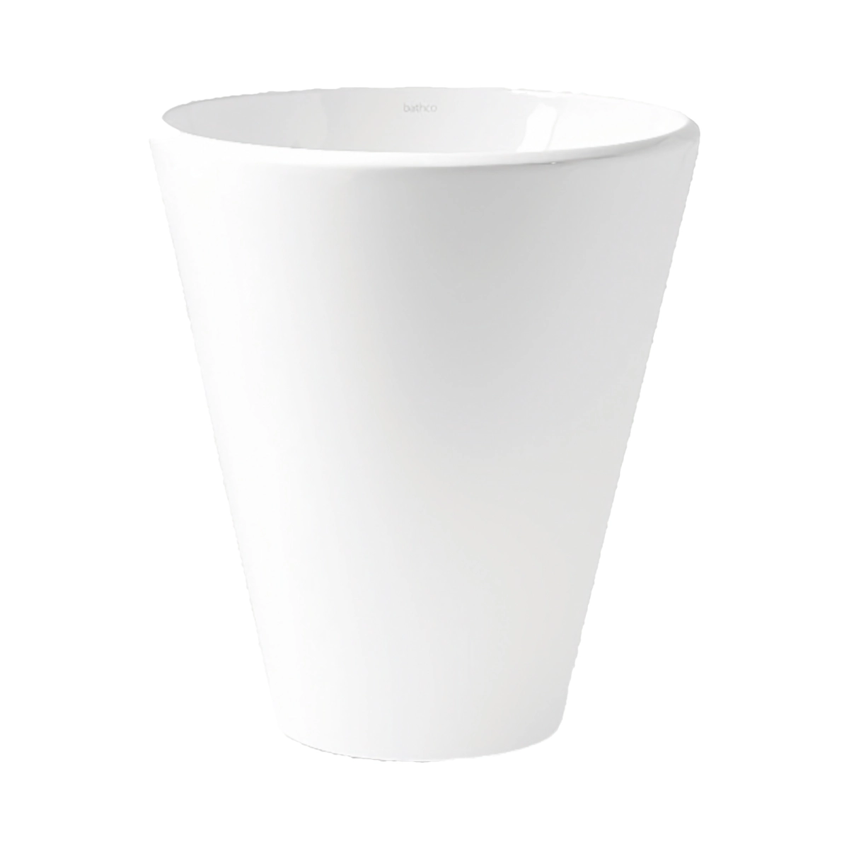 Lavoare si piedestale - Lavoar pe blat Bathco HEKLA din portelan alb 400x450 mm