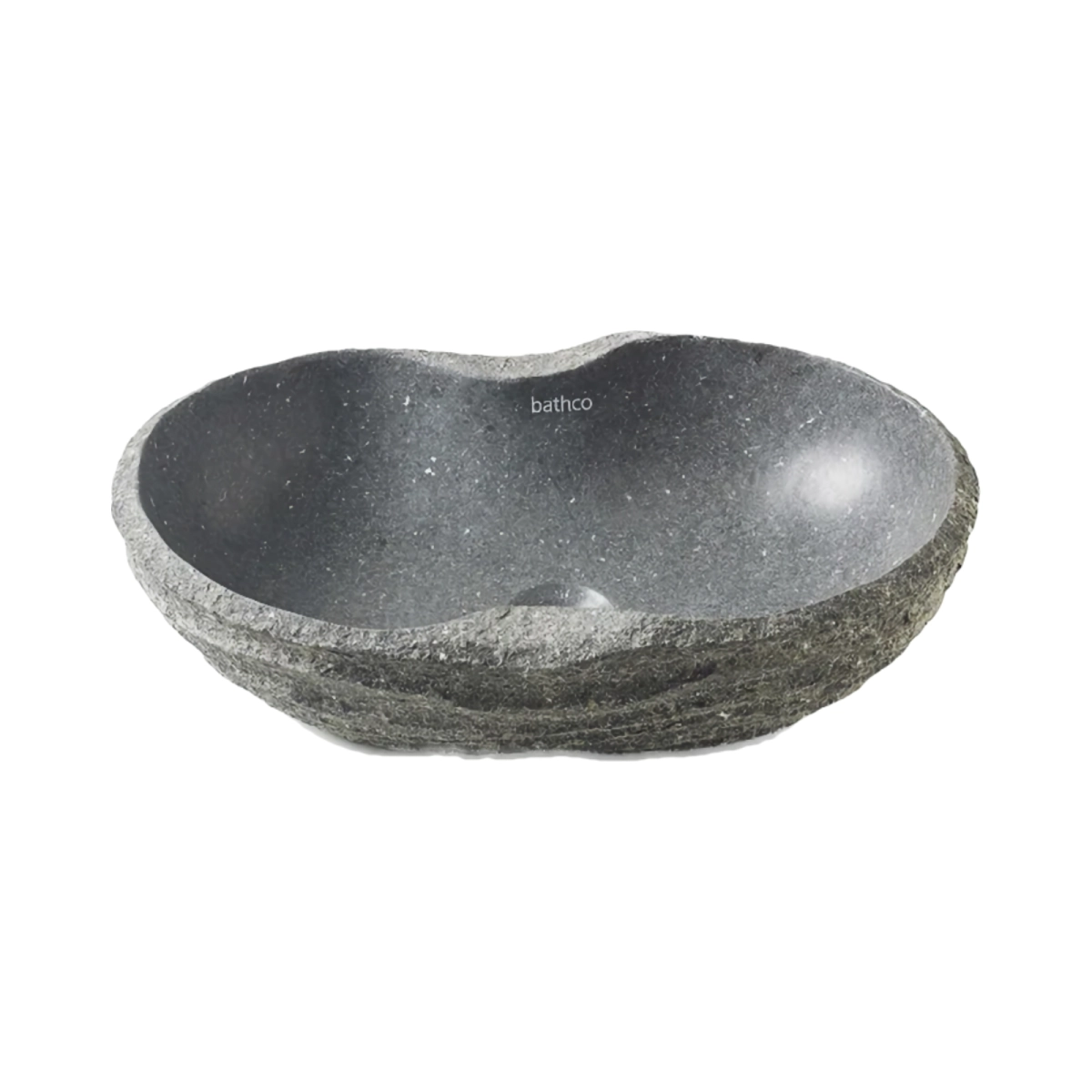 Lavoare si piedestale - Lavoar pe blat Bathco JERBA din piatra naturala 550x350x150 mm