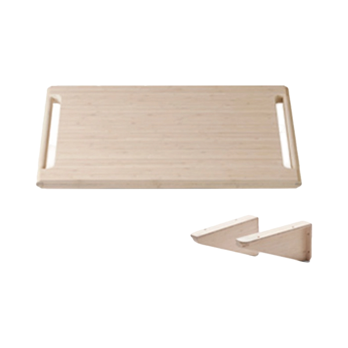 Lavoare si piedestale - Blat pentru lavoar Bathco MEKONG din bambus 800x450x40 mm