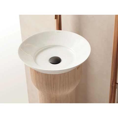 Piedestal pentru lavoar Bathco SISAKET din bambus 880x300 mm [1]