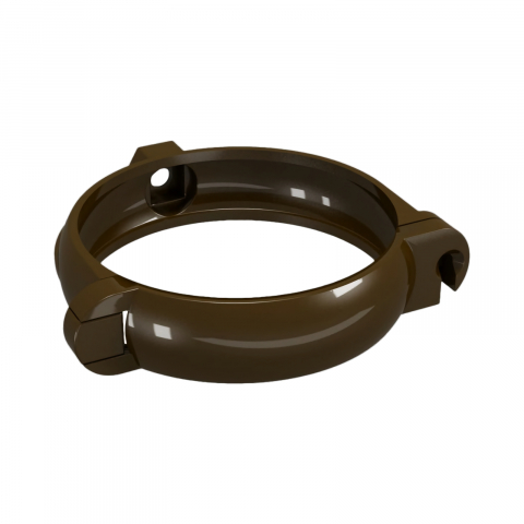 Colectare ape pluviale - Bratara burlan PVC D.80 mm maro