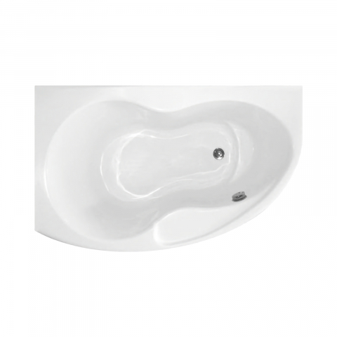 Cazi asimetrice, pe colt sau rotunde - Cada de baie asimetrica dreapta KONI 156 x 90 x 50 cm Belform